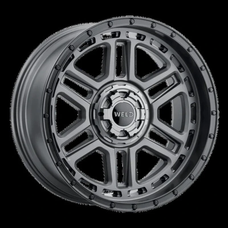 Weld Off-Road Crux 20x10 Zoll / 5x127 BP / ET -18 / 87,1mm Bohrung - Satin Gunmetal / Satin Black Felge