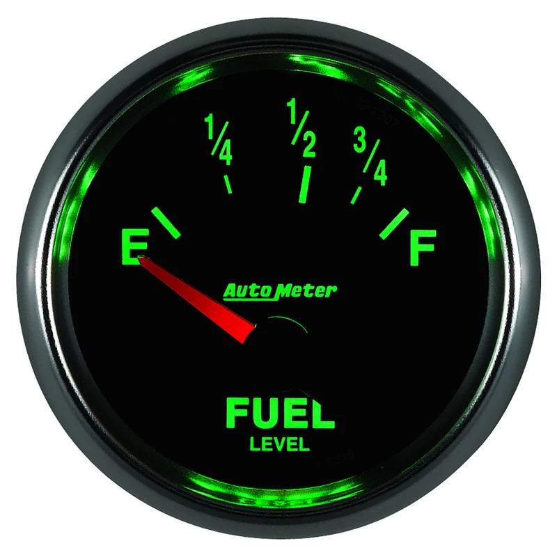 AutoMeter Gauge Fuel Level 2-1/16in. 73 Ohm(e) to 10 Ohm(f) Elec Gs