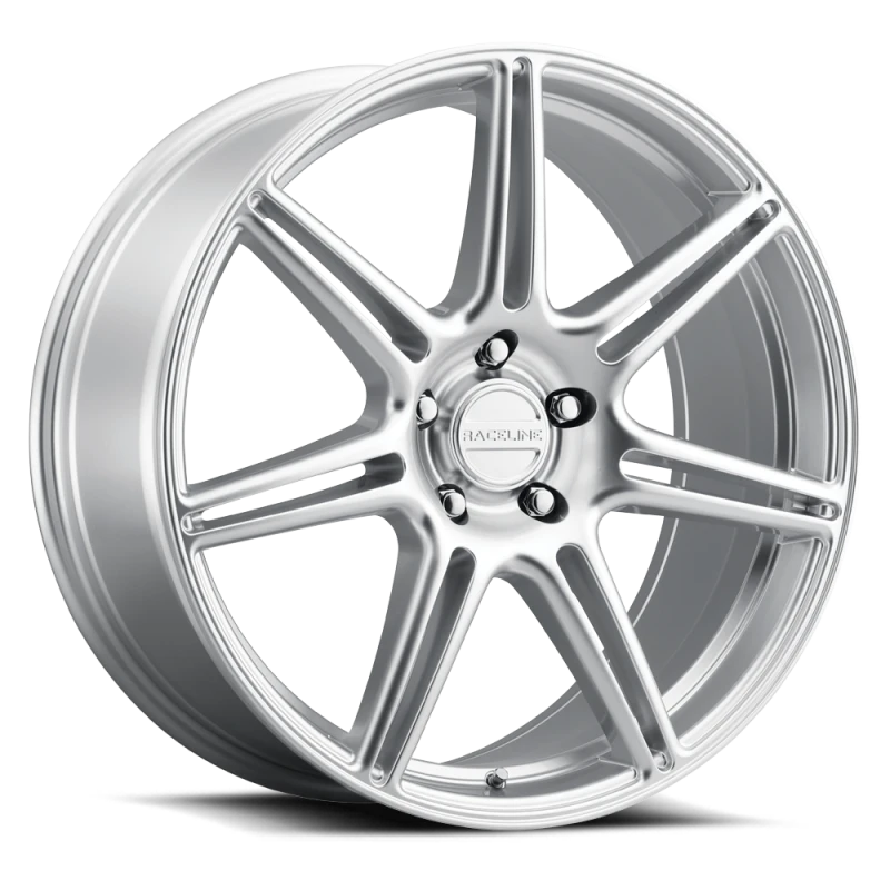 Raceline 148HS Apex 17x7.5in / 5X100 / 5X114.3 BP / 40mm Offset / 72.62mm Bore - Hyper Silver