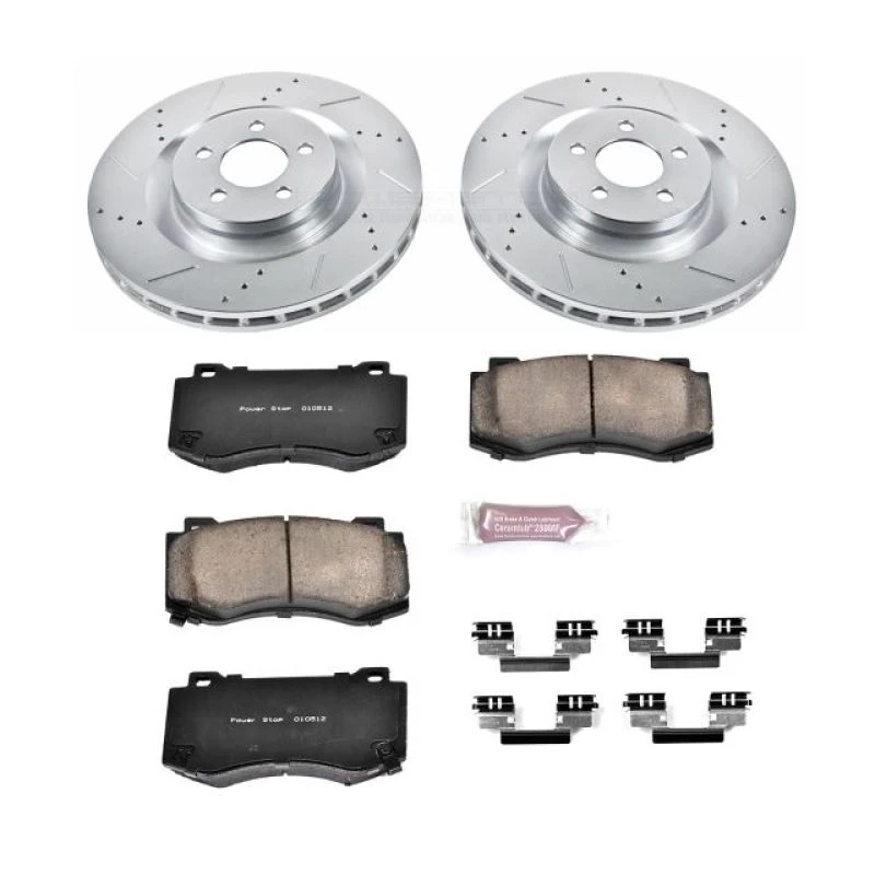 powerstop_K4695-67945ad590e6b Power Stop 05-10 Chrysler 300 Front Z23 Evolution Sport Brake Kit