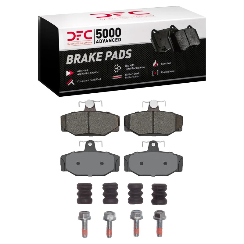 DFC 88-00 Volvo V90 Rear 5000 Adv Low Metallic Pads & Hardware Kit