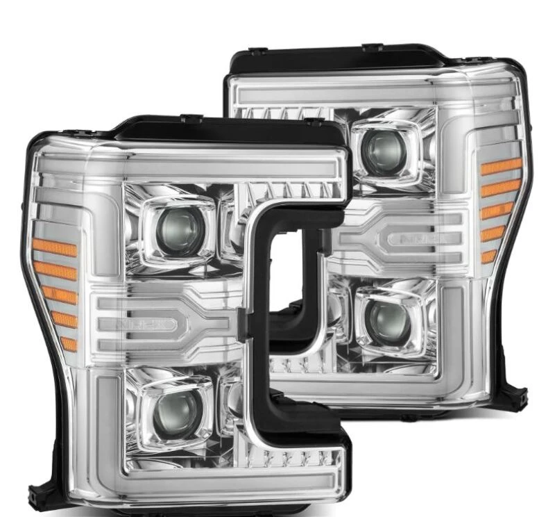 AlphaRex LUXX-Series LED Projector Headlights for 17-19 Ford F-250/350/450/550 Super Duty