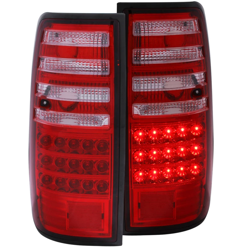 ANZO 1991-1997 Toyota Land Cruiser Fj LED Rückleuchten Rot/Klar