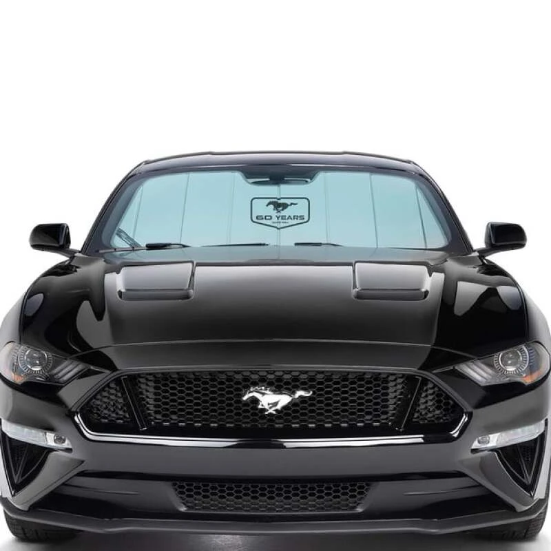 Covercraft 10-12 Ford Mustang UVS100 Custom Sunscreen with Mustang 60 Years Logo
