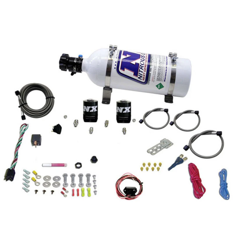 Nitrous Express 10-15 Chevrolet Camaro (5. Generation) Einzel-Düsen-Nitrous-Kit (35-150PS) mit 5lb-Flasche