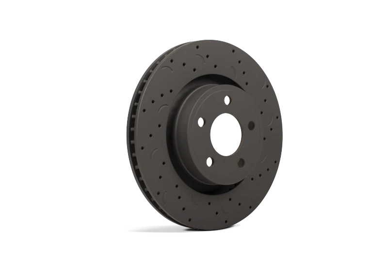 Hawk Talon 2009 Audi A4 Sedan Drilled and Slotted Rear Brake Rotor Set