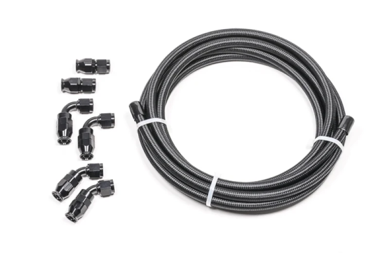 Radium Engineering 6AN Universelles DIY PTFE Schlauch-Kit - Schwarz