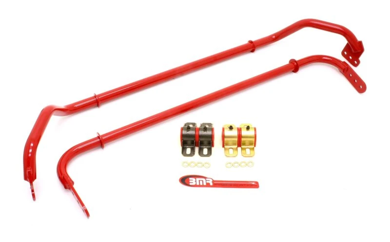 BMR 10-11 5. Generation Camaro Vorder- und Hinterquerlenker-Kit mit Buchsen - Rot