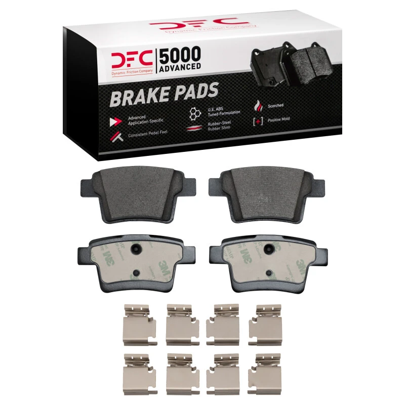 DFC 05-09 Ford Freestyle Rear 5000 Advanced Ceramic Brake Pads and Hardware Kit