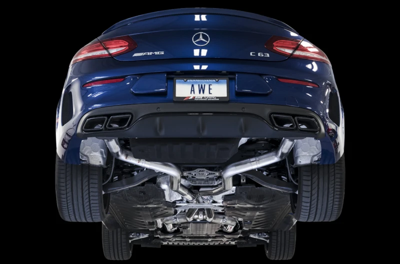 AWE Tuning Mercedes-Benz W205 AMG C63/S Limousine Track Edition Abgasanlage (ohne Endrohre)