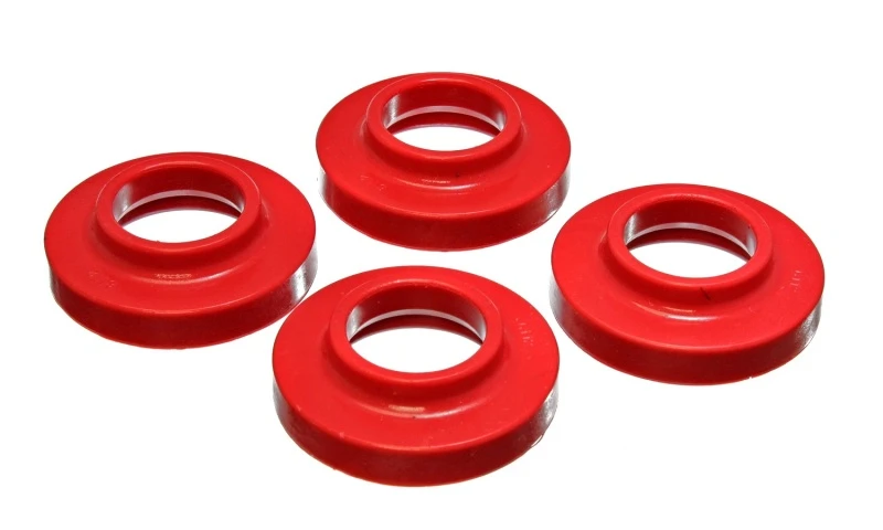 Energie-Federung 97-06 Jeep Wrangler TJ / 84-01 Cherokee Rote Vorder- oder Hintere Coil-Lift-Isolator-Set