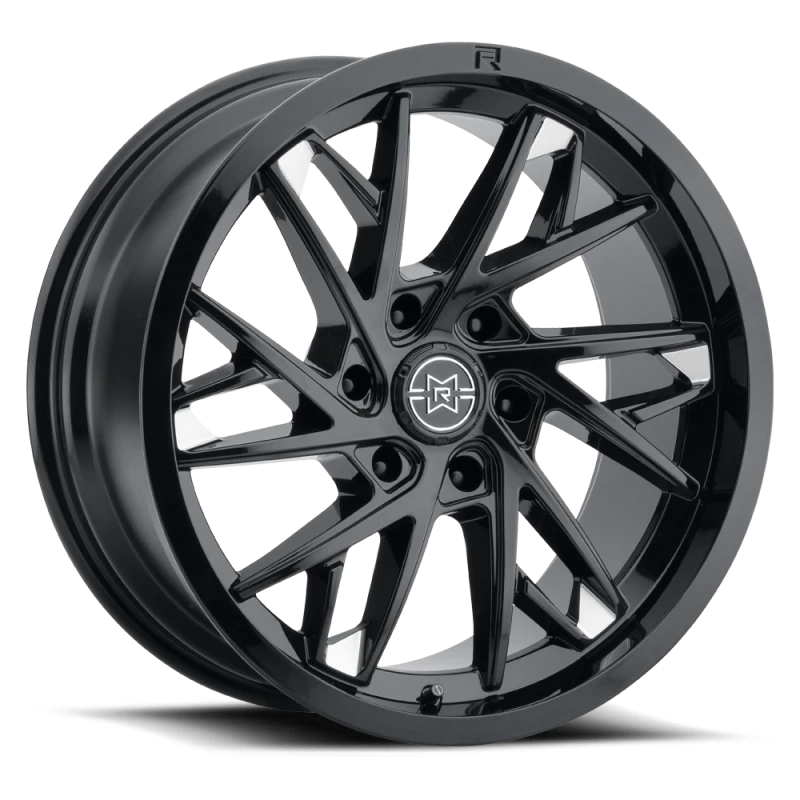 Method Raised MR801 20x9 / 6x135 BP / 0mm Offset / 87mm Bore – Gloss Black Milled Wheel
