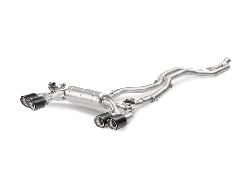 Akrapovic 16-17 BMW M2 F87 (Excl M2 Competition) Evolution Line Cat Back (Titanium) w/Carbon Tips
