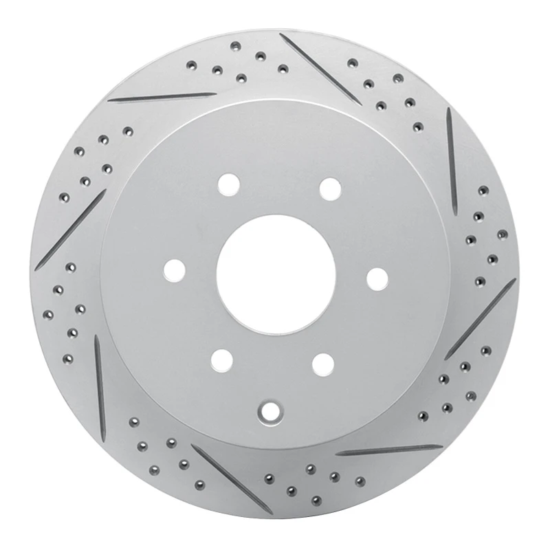 DFC 10-24 Infiniti Qx56 Rear Right Drilled & Slotted Geoperformance Rotor