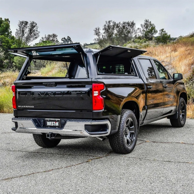 Westin EXP Truck Cap COMPLETE KIT A + BS (19-25 Chevy Silverado/GMC Sierra CC 1500 5.8ft. Bed)