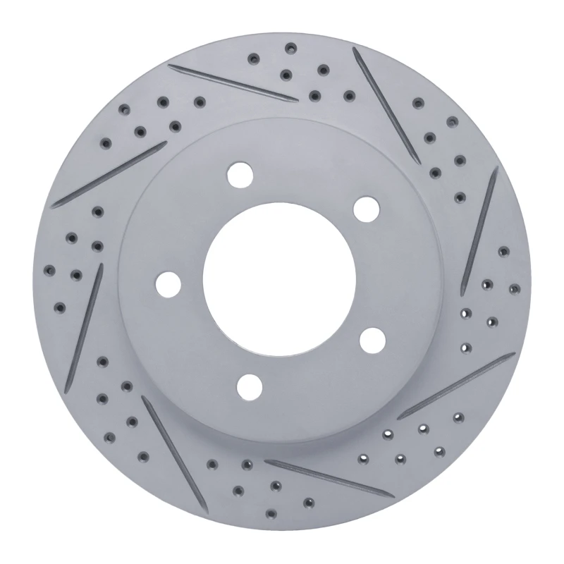 DFC 97-02 Ford Expedition Front Right Drilled & Slotted Geoperformance Rotor