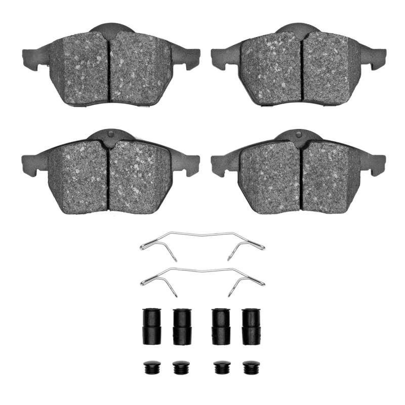 DFC 96-99 Audi A4 (USA/Canada) Front 5000 Advanced Low Metallic Brake Pads and Hardware Kit