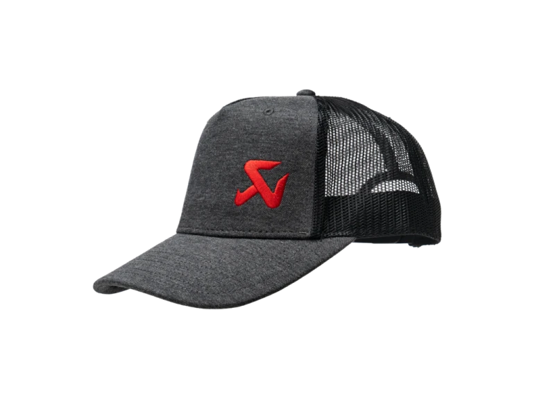 Akrapovic Logo Trucker Cap - Ash Grey / Black Mesh