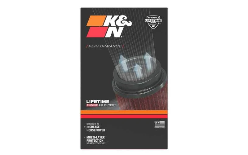 K&N Marine Engine Flame Arrestor 8.625in Base O/S Length / 4.5in Base O/S Width / 3.25in Height