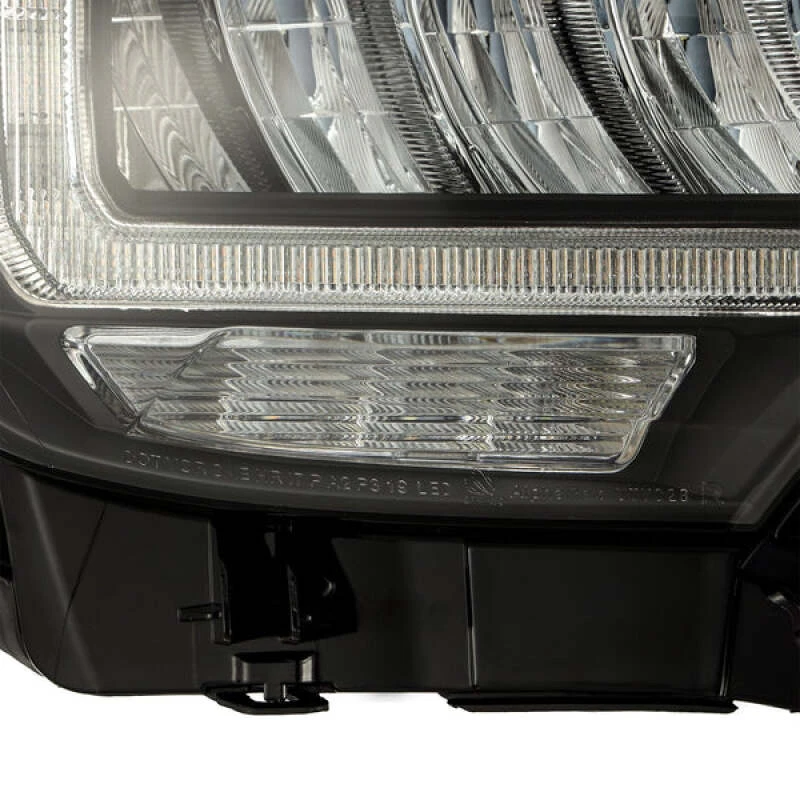 AlphaRex 16-23 Toyota Tacoma LUXX-Series LED Crystal Headlights - Alpha-Black
