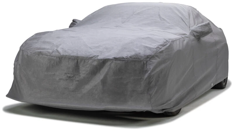 Covercraft 10-14 Ford Mustang W Custom 5-Layer Indoor Car Cover With Black Mustang Pony Logo