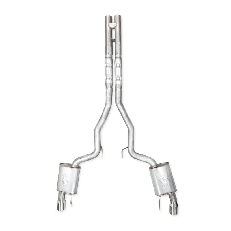Stainless Works 2024 Mustang GT Catback Dual Tips Legend Sound H-Pipe Factory Connect Exhaust
