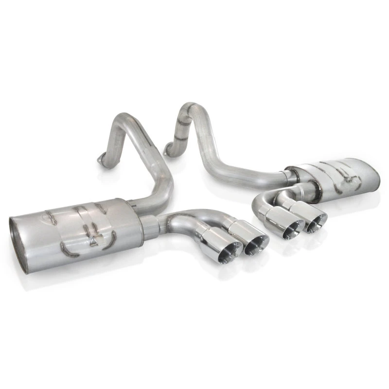 Stainless Works 1997-04 Corvette C5 3 Zoll Axleback Quad 3-1/2 Zoll Slash-Cut Tips