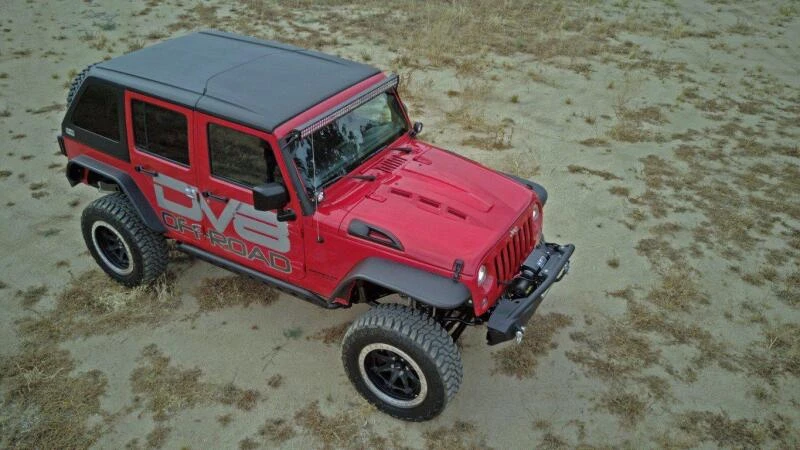 DV8 Offroad Heat Dispersion Motorhaube für 2007–2018 Jeep Wrangler JK