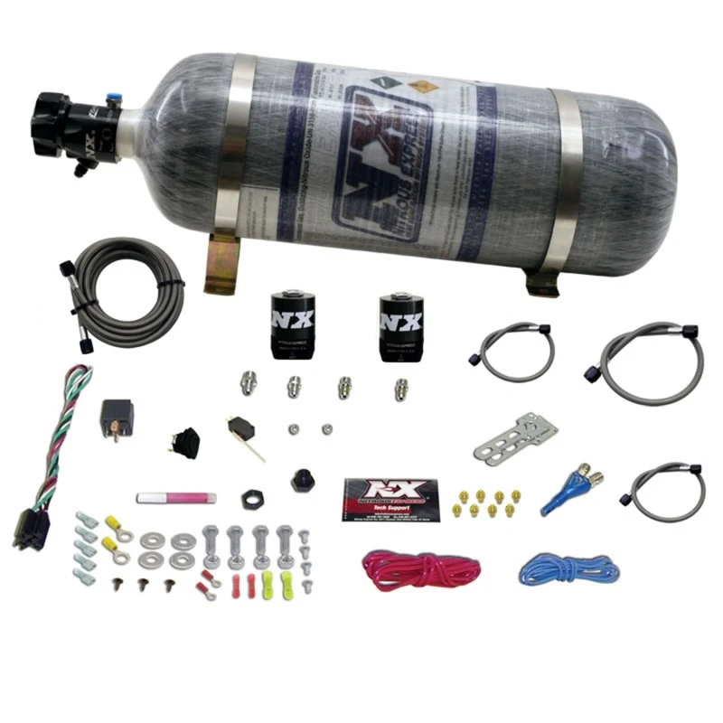 Nitrous Express Alle Dodge EFI Single Nozzle Nitrous Kit mit Composite-Flasche