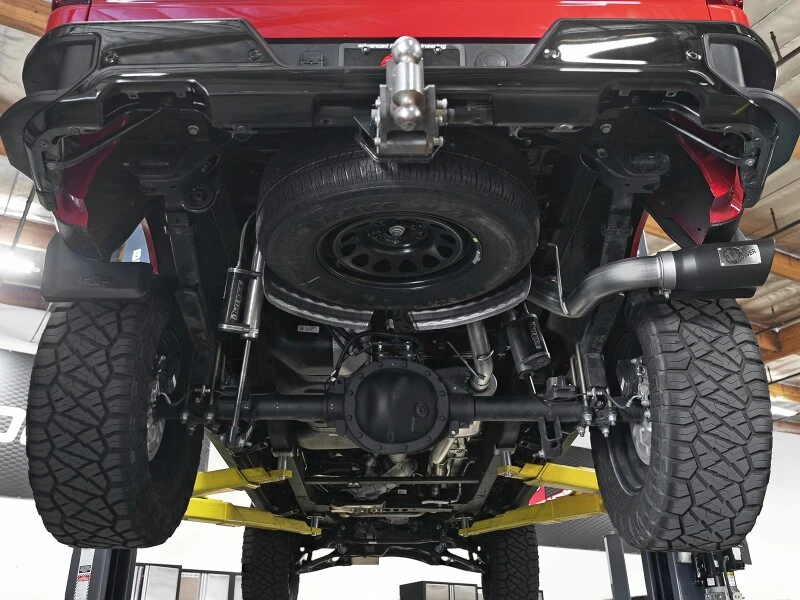 AFE Apollo GT Serie 19-20 GM 1500 2.7L (T) 409 SS CB Auspuffsystem mit schwarzer Spitze