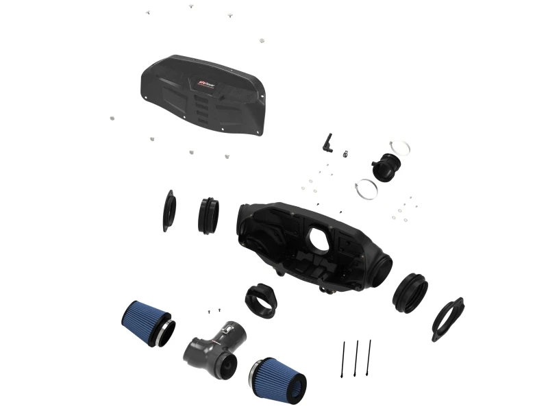 aFe Black Series Carbon Fiber Pro 5R Luftansaugsystem 2020 Chevrolet Corvette C8 V8 6.2L