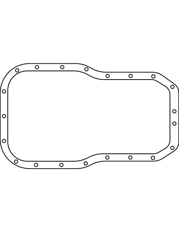 Cometic Toyota 2S-ELC/3S-FE/3S-GELC/3S-GTE/5S-FE/5S-FNE.062in Faser Ölwanndichtung