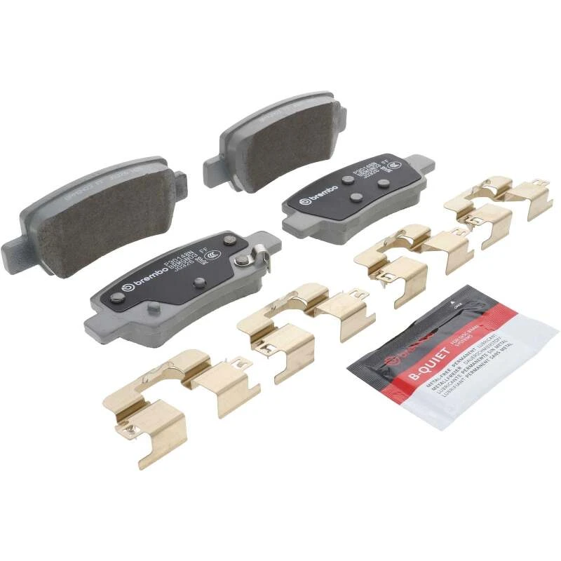 Brembo OE Keramik Bremsbeläge für 21-24 Hyundai Elantra/2021 Ioniq/21-24 Kia Seltos/23-24 Soul – Hinterachse