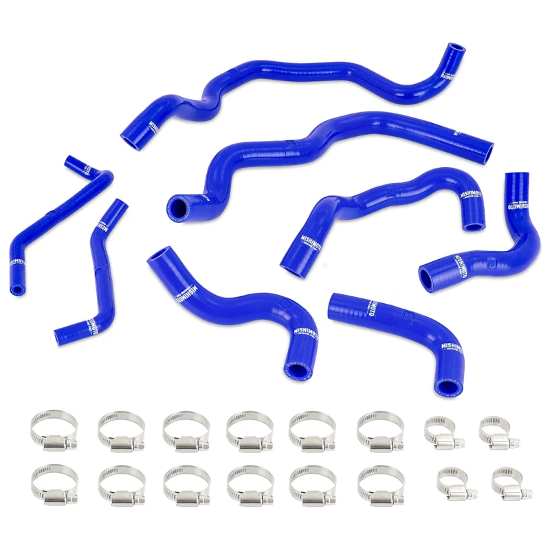 Mishimoto 2016+ Infiniti Q50/Q60 3.0T Zusätzliche Kühlmittelschlauch-Kit - Blau