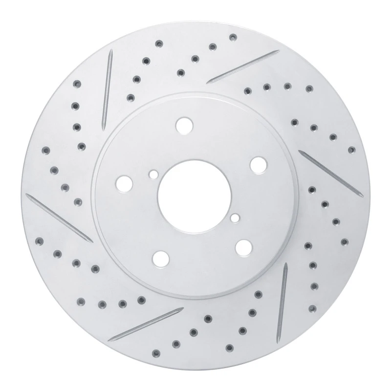 DFC 15-19 Subaru Legacy Front Left Drilled & Slotted Geoperformance Rotor