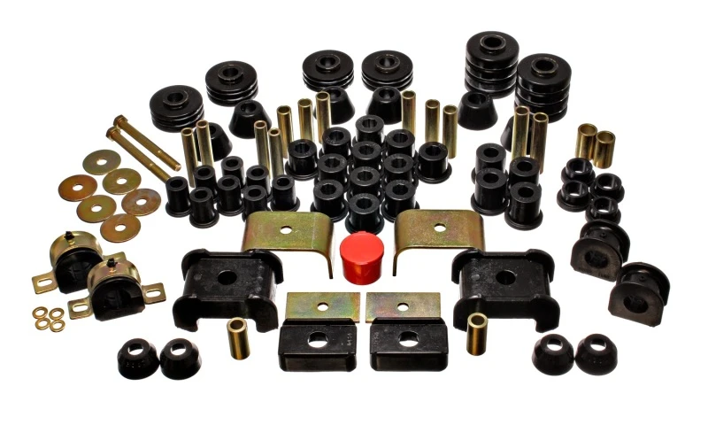 energy-suspension_3.18104G-67932b9fc3739 Energy Suspension 73-80 Chevy/GMC 4WD (mit Standard-Frontfedern) Schwarzes Hyper-Flex-Master-Bushing-Set