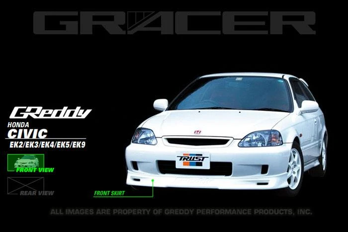 GReddy Frontlip Spoiler für 1999–2000 Honda Civic Si