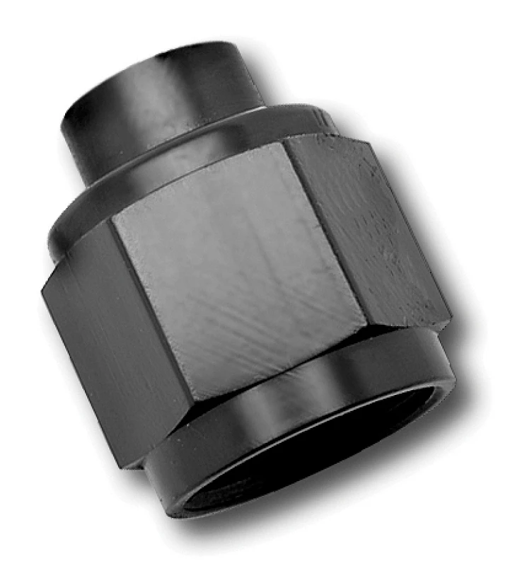 Russell Performance -6 AN Flare Cap (Schwarz)