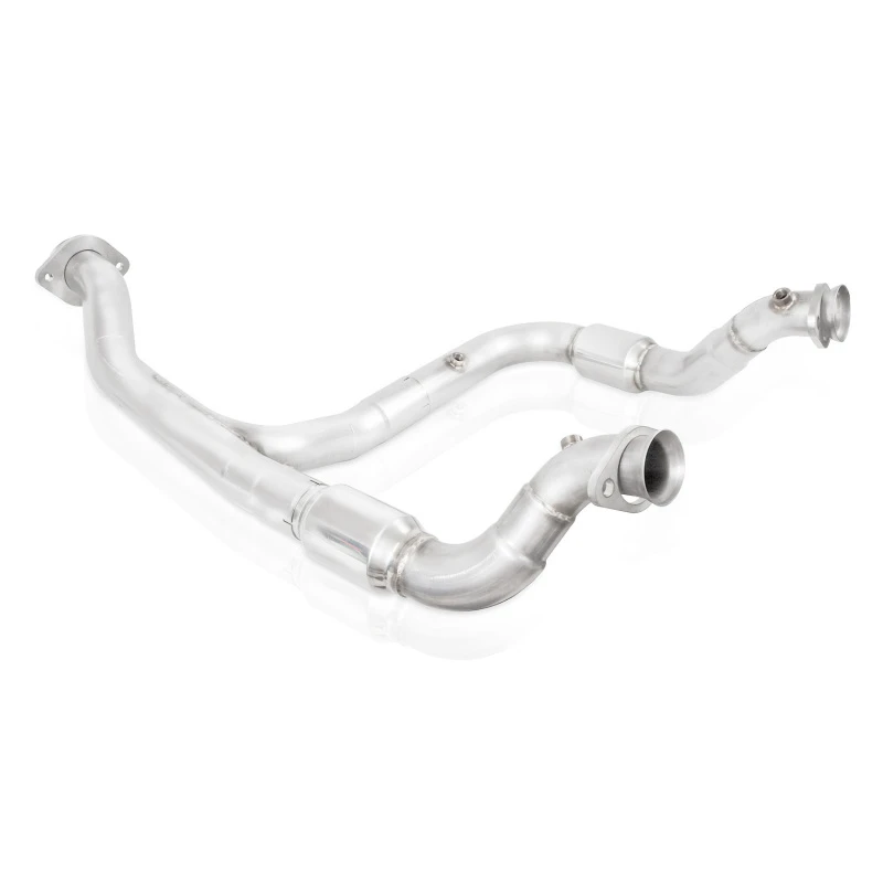 Stainless Works 2015-16 F150 2,7L Downpipe 3 Zoll High-Flow-Kat Y-Rohr werkseitige Verbindung