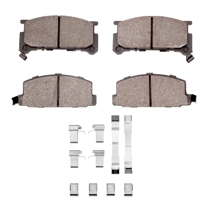 DFC 80-89 Subaru GL Front 5000 Advanced Semi Metallic Brake Pads and Hardware Kit
