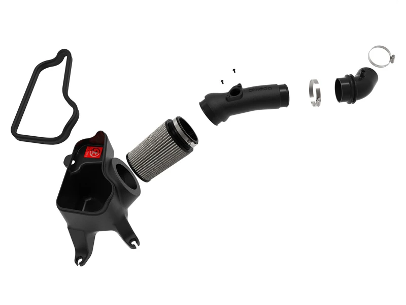 aFe Takeda Ansaugsystem Stage-2 CAIS mit Pro Dry S Medium 16-18 Honda Civic 2.0L (schwarz)