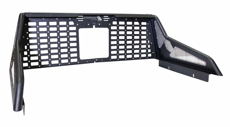 Fishbone Offroad Chase Rack with Molle Window Panel for 2016+ Tacoma