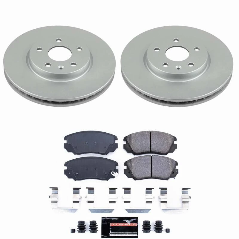 Power Stop 2010 Buick Allure Front Z23 Coated Brake Kit