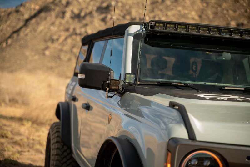 DV8 Offroad A-Pillar Dual Light Pod Drop Mounts