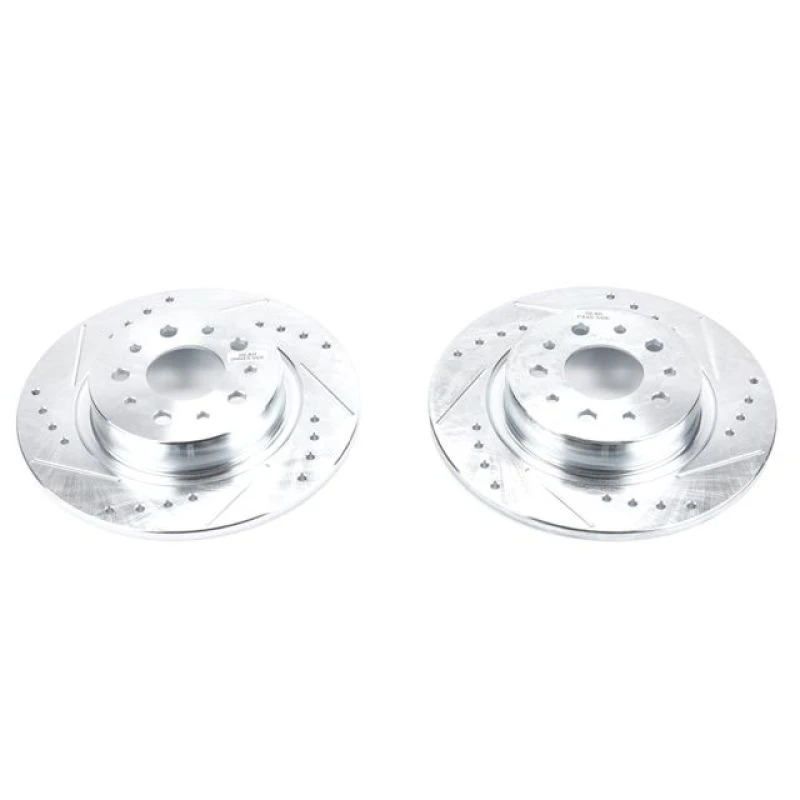 powerstop_EBR1423XPR-67944f7b50094 Power Stop 14-19 Fiat 500L Rear Evolution Drilled & Slotted Rotors - Pair