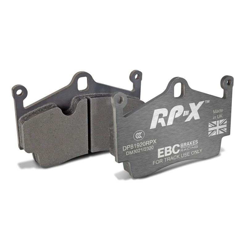EBC Racing 12-16 Porsche Boxster 2.7L (Cast Iron Rotors Only) RP-X Rear Brake Pads