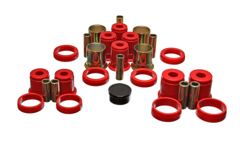 Energy Suspension 72-79 Ford Fairlane/GranTorino/Torino/Elite Rote Hinterachs-Querlenker-Buchsen-Set