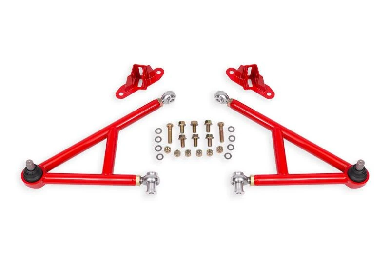BMR 11-14 Ford Mustang Lower A-Arm Kit - Red