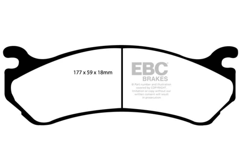 ebc_ED91304-679320bb79b5c EBC 02 Cadillac Escalade 5.3 (Akebono rear caliper) Greenstuff Front Brake Pads