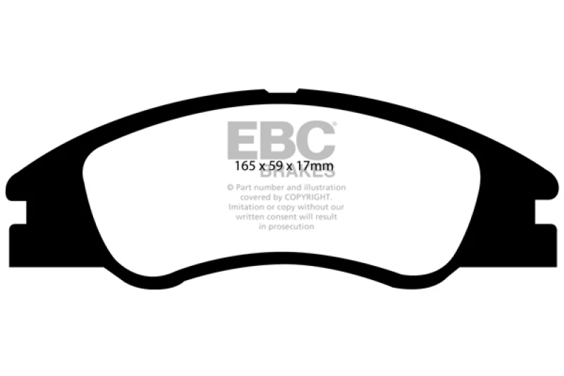 ebc_DP21568-67932019189d5 EBC 04-09 Kia Spectra 1.8 Greenstuff Front Brake Pads